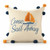 Homeroots Home Decor 20 X 20 Inches Navy and Orange Polyester Tropical Zippered Pillow