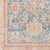 8' Blue Floral Power Loom Runner Rug - 606114769231