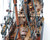 Homeroots Home Decor 24" Wood Brown 1862 CSS Alabama Hand Painted Decorative Boat