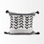Homeroots Home Decor White And Gray Fringed Pillow Cover, White and Gray, 20 x 20 Inch