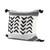 Homeroots Home Decor White And Gray Fringed Pillow Cover, White and Gray, 20 x 20 Inch
