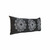 Homeroots Home Decor 14 X 36 Inches Jet Black and White 100% Cotton Geometric Zippered Pillow