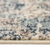 5' X 8' Ivory Blue and Gray Abstract Power Loom Area Rug