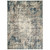 Homeroots Home Decor 5' x 7' Blue Abstract Power Loom Area Rug