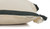 Homeroots Home Decor 20 X 20 Inches Juniper Green, Dark Green, White, and Linen 100% Cotton Striped Zippered Pillow