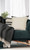 Homeroots Home Decor 20 X 20 Inches Juniper Green, Dark Green, White, and Linen 100% Cotton Striped Zippered Pillow