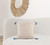 Homeroots Home Decor 20 X 20 Inches Denim Blue and Ivory 100% Cotton Striped Zippered Pillow