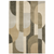 5' X 7' Brown and Ivory Geometric Power Loom Area Rug