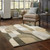 Homeroots Home Decor 5' x 7' Geometric Area Rug, Brown and Ivory, Power Loom