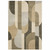 Homeroots Home Decor 5' x 7' Geometric Area Rug, Brown and Ivory, Power Loom