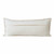 14" X 36" Beige Cotton Throw Pillow