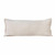14" X 36" Beige Cotton Throw Pillow