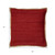 Homeroots Home Decor 20 X 20 Inches Red 100% Cotton Zippered Pillow