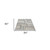 5' X 7' Ivory Blue and Gray Geometric Area Rug