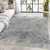 Homeroots Home Decor 5' x 8' Beige Abstract Power Loom Area Rug