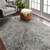 Homeroots Home Decor 5' x 8' Beige Abstract Power Loom Area Rug
