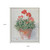 Set of Two White Brown And Red Flower Framed Art