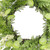 28" Green And White Fern Artificial Wreath