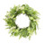 28" Green And White Fern Artificial Wreath