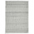 5' X 8' Ivory Black And Gray Geometric Flatweave Handmade Distressed Area Rug With Fringe