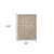 8' X 10' Ivory Gray And Rust Floral Area Rug