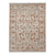 8' X 10' Ivory Gray And Rust Floral Area Rug