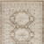 4' X 6' Brown Geometric Distressed Area Rug Synthetic