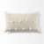 Clouds On Cream Canvas Lumbar Pillow Cover - 808230024144