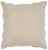 Homeroots Home Decor 18 X 18 Inches Blue and Beige Striped Cotton Zippered Pillow