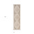 10' Cream And Brown Medallion Runner Rug