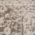 10' Cream And Brown Medallion Runner Rug