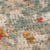 6' X 8' Beige Orange And Teal Southwestern Area Rug