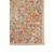 6' X 8' Beige Orange And Teal Southwestern Area Rug