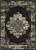 6' X 9' Cream Damask Power Loom Area Rug Polypropylene