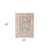 5' X 8' Coral And Blue Oriental Area Rug