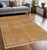 Homeroots Home Decor 5' x 7' Orange and White Medallion Non Skid Area Rug