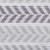 Homeroots Home Decor Set of Two 18 X 18 Inches Gray Beach Chevron Cotton Zippered Pillows
