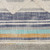 Homeroots Home Decor 18 Inch Beige Blue and Gray Geometric Cotton Zippered Pillow
