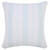Homeroots Home Decor 20 X 20 Inches Bright Blue and White 100% Cotton Coastal Zippered Pillow