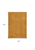 8' X 11' Yellow Abstract Non Skid Area Rug
