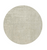 8' Gray and Beige Round Abstract Non Skid Area Rug