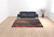 Homeroots Home Decor 9' x 12' Blue and Orange Abstract Power Loom Area Rug