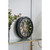 Homeroots Home Decor 20" Circle Analog Wall Clock, Black and Gold