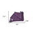 50" X 60" Purple Woven Cotton Throw Blanket with Tassels