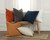 Homeroots Home Decor 22 Inches Navy Blue Cotton Pillow