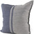 Homeroots Home Decor Gray And Blue Color Block Pillow Cover, Gray and Blue, 20 Inch