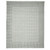 3' X 5' Gray And Blue Geometric Flatweave Handmade Distressed Area Rug With Fringe