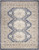 Homeroots Home Decor 9' x 12' Blue Geometric Distressed Area Rug