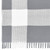 Gray Woven Cotton Checkered Throw Blanket - 606114788546