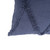 Homeroots Home Decor 18 X 18 Inches Denim Blue 100% Cotton Zippered Pillow
